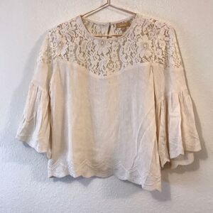 Blouse with embroidery throughout‎